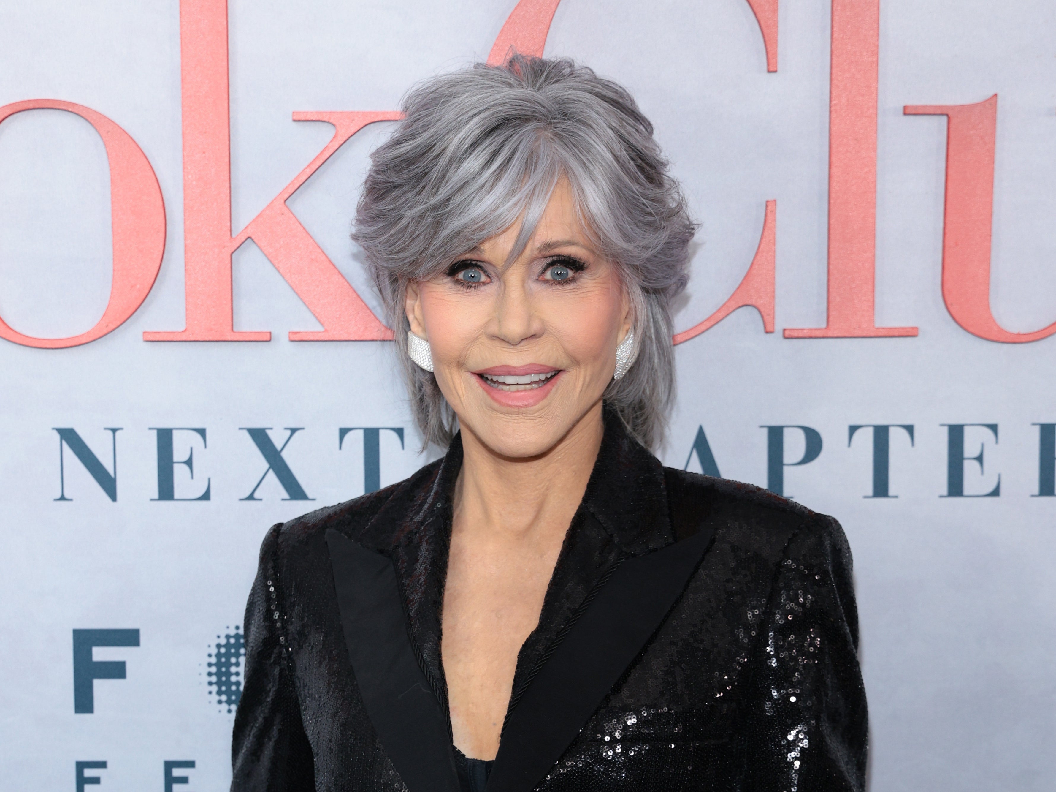 Jane Fonda at the premiere of 'Book Club: The Next Chapter' in New York in 2023