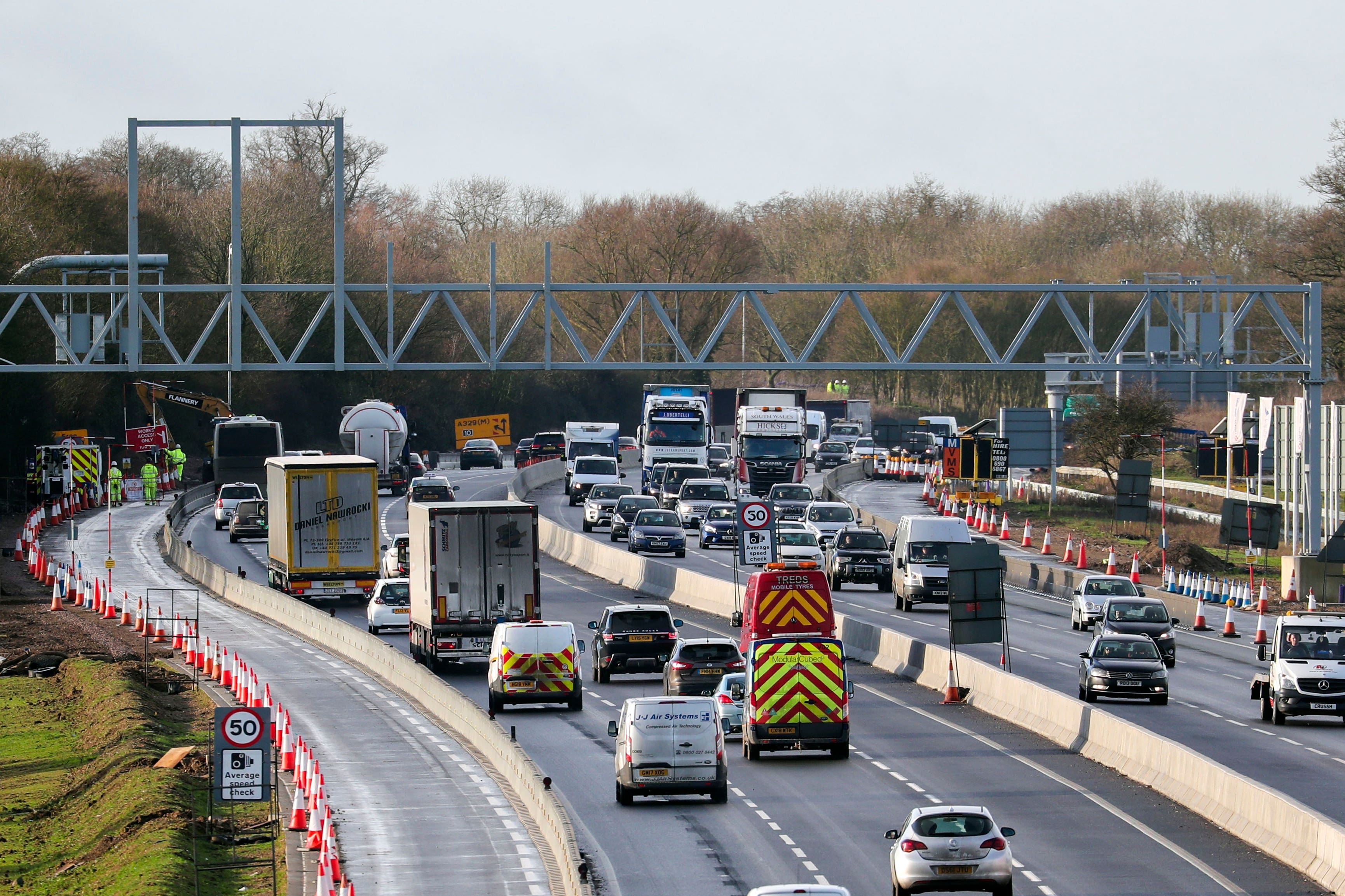 No new road building projects starting before 2030 will be planned in England, National Highways has proposed (Steve Parsons/PA)