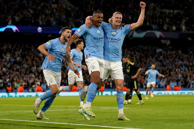 Manchester City are through to the Champions League final (Martin Rickett/PA)