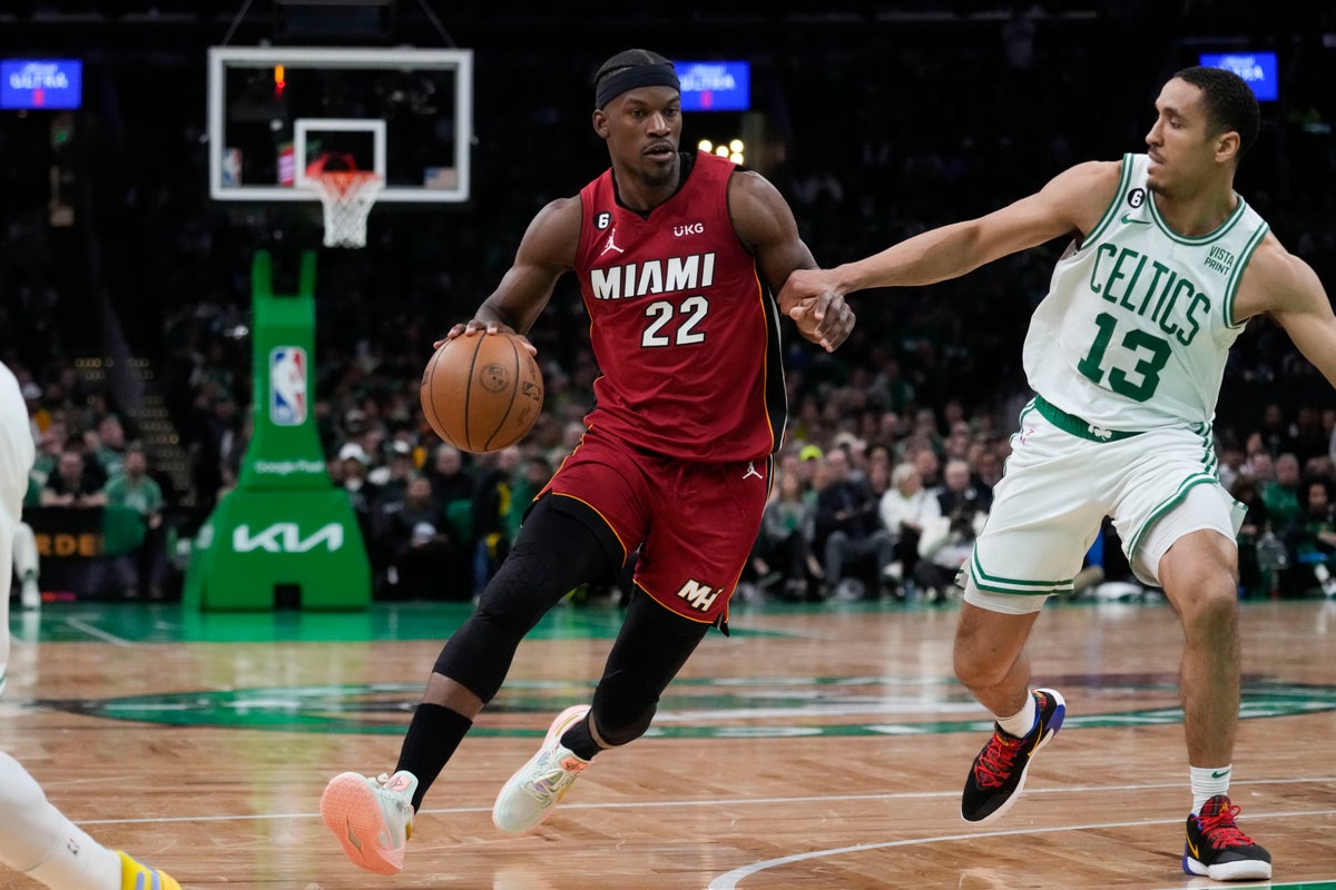 Butler scores 35, Heat rally to beat Celtics 123-116 in East finals opener