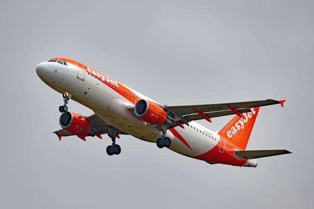 EasyJet said it reduced its loss before tax in the six months to the end of March (Nicholas T Ansell/PA)