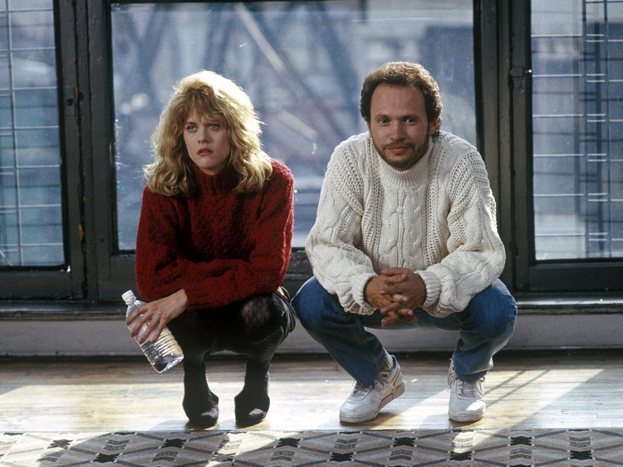 ‘The men in my life might be shoulders to cry on – and me for them – but invariably they’ve all been romantic at one point or another’: Meg Ryan and Billy Crystal in ‘When Harry Met Sally’