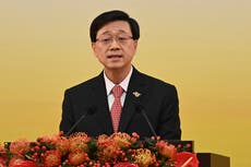 Hong Kong leader defends removal of politically sensitive books in public libraries