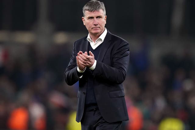 Republic of Ireland manager Stephen Kenny is preparing for Euro 2024 qualifiers against Greece and Gibraltar (Niall Carson/PA)