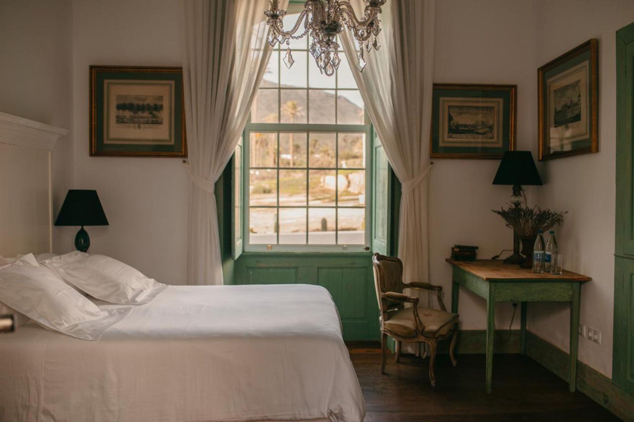 Rooms are steeped in charm at this restored 200-year-old family home