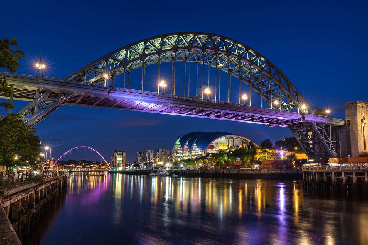 The Tyne Bridge is one of Newcastle’s most famous sights