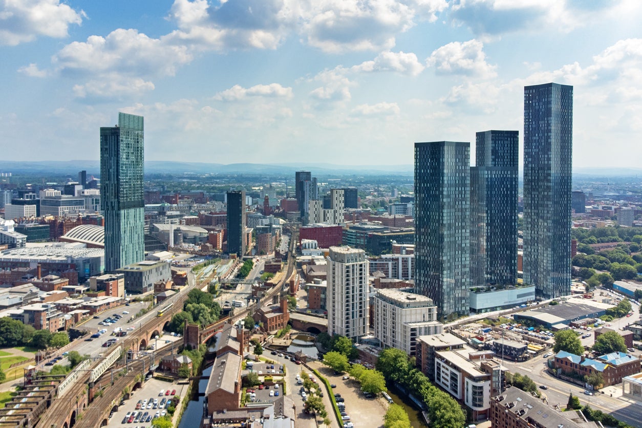A view of Manchester’s skyline