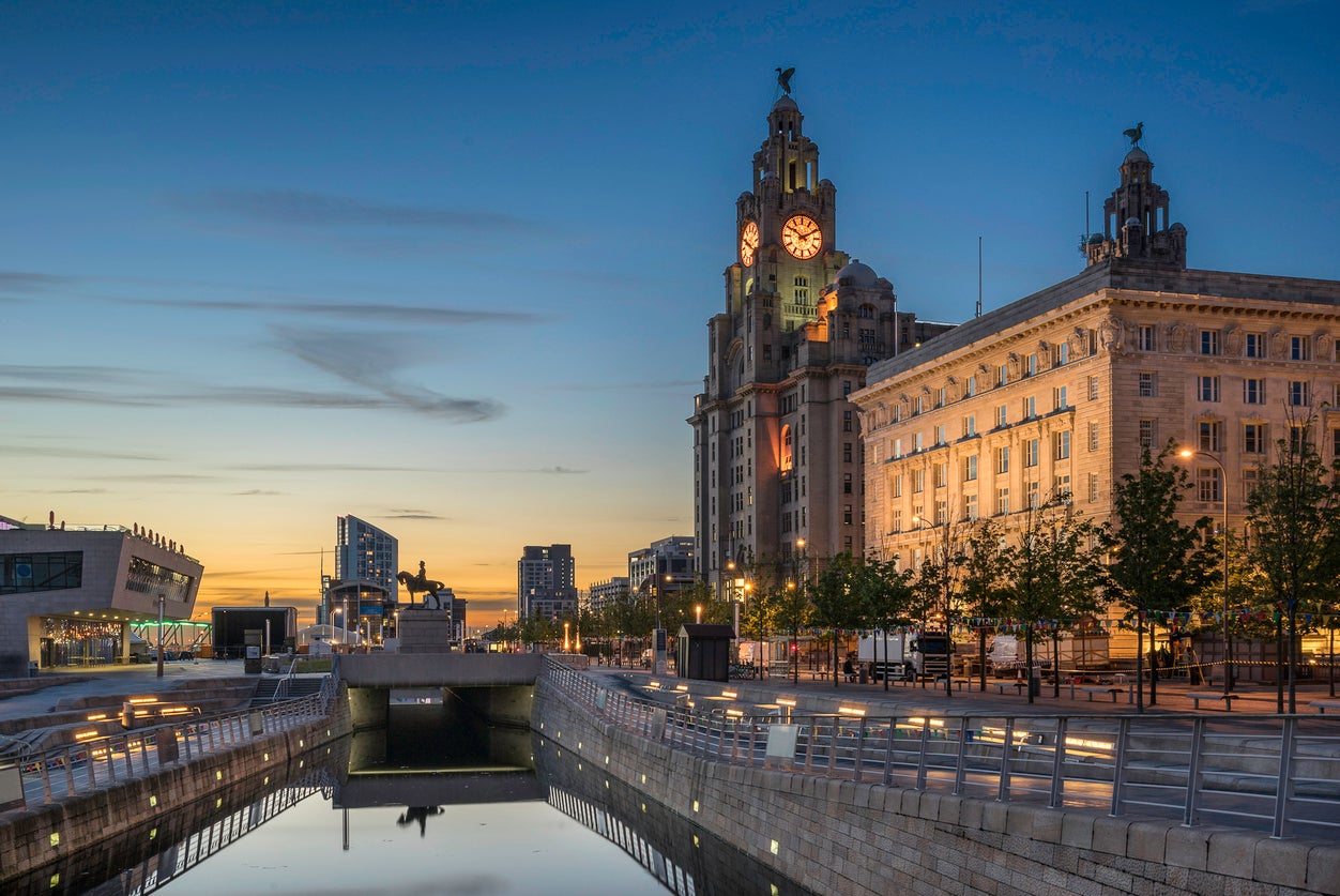 Liverpool’s ‘Three Graces’ on the waterfront