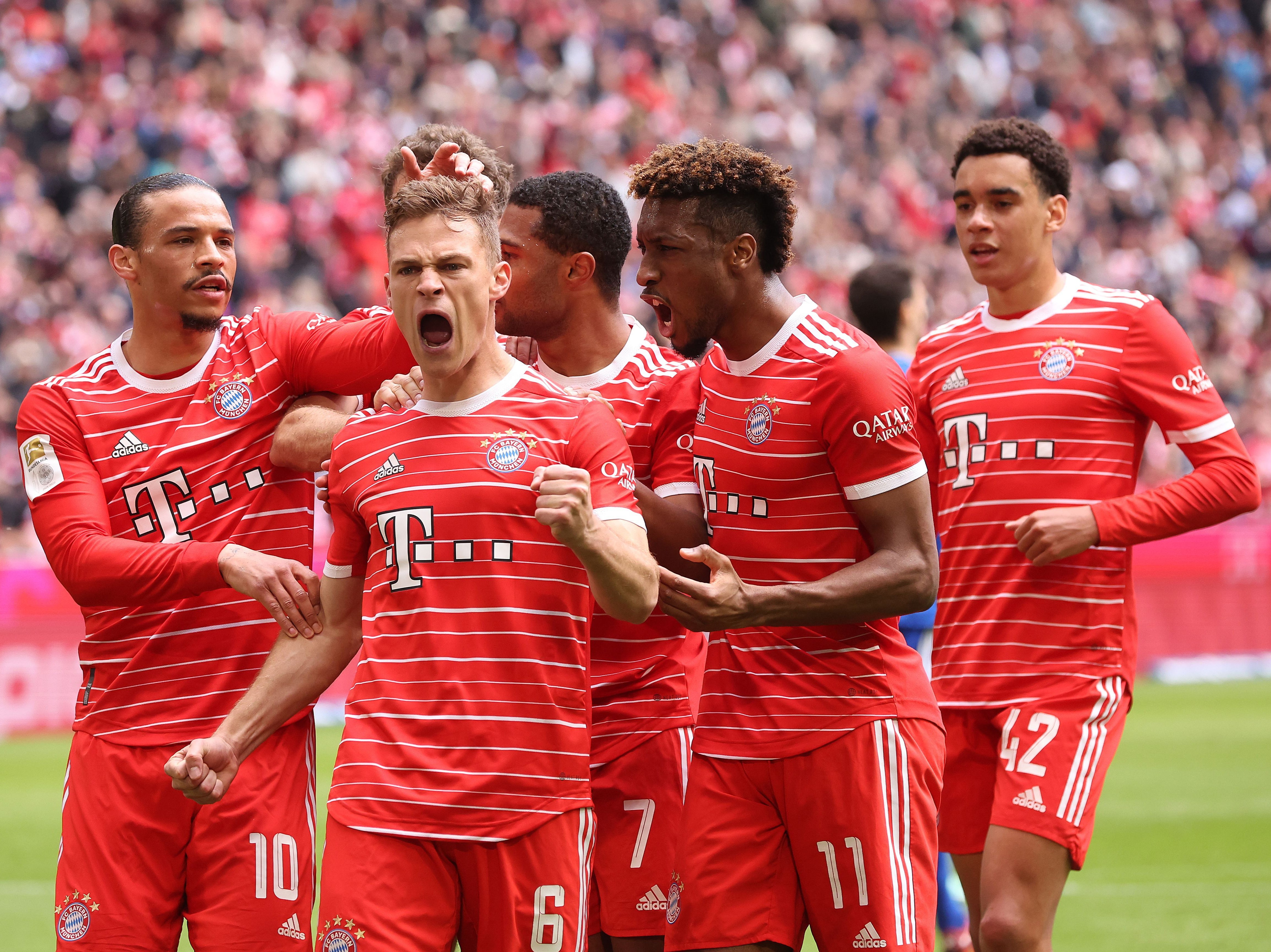 Bundesliga: Bayern Munich celebrate Bundesliga title after draw