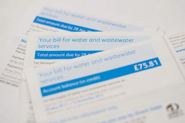 Consumers will have to repay the ?10 billion investment through increases to their bills, Water UK said (Dominic Lipinski/PA)