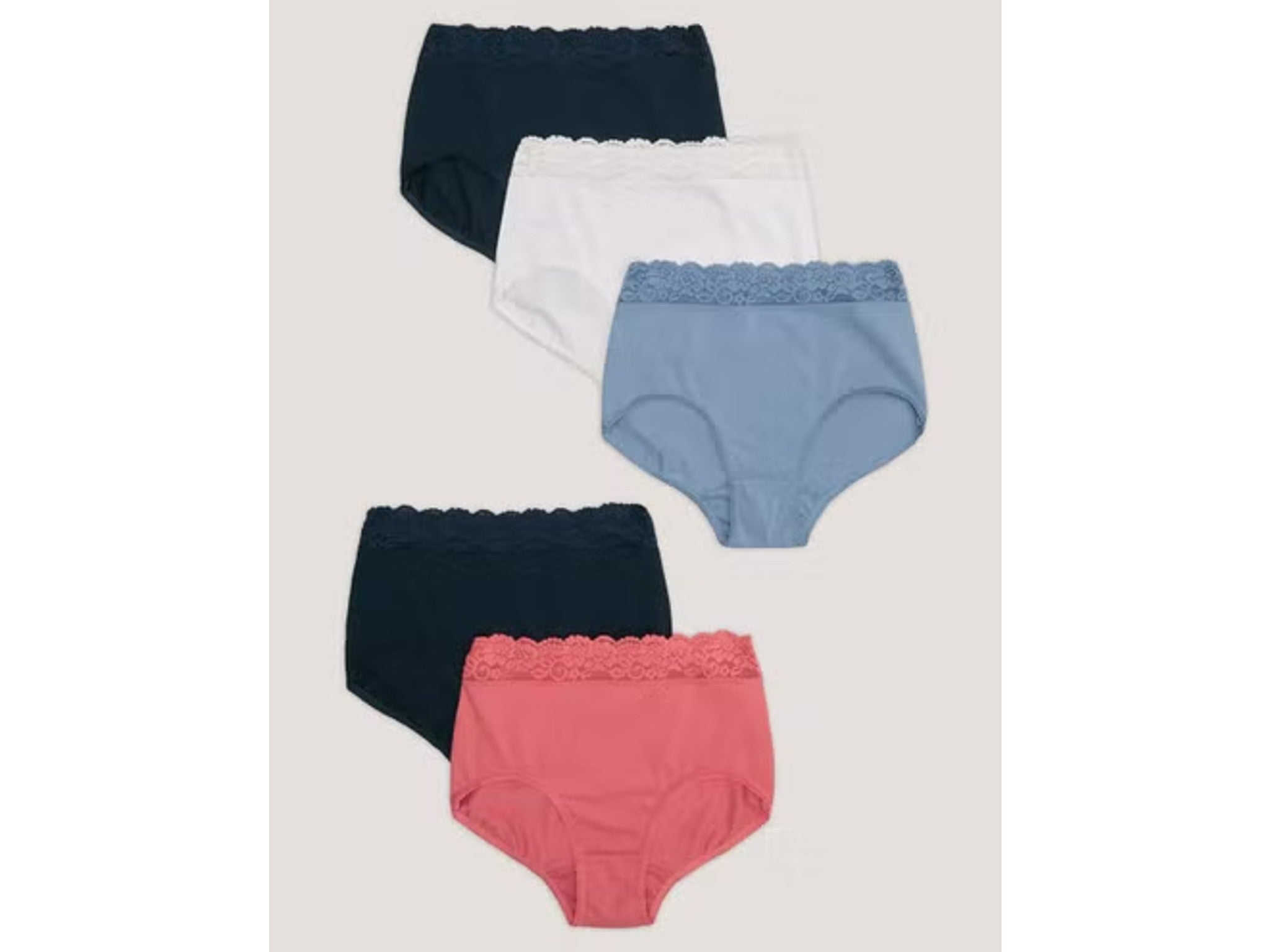 Jones New York Underwear for Women Modern Brief Full Coverage Seamless  Stretch Comfort Panties- 5 Pack Multipack : : Clothing, Shoes 