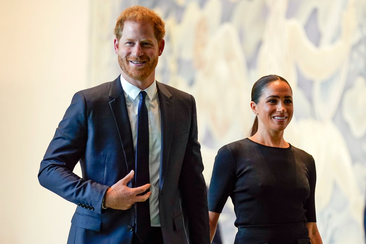 Prince Harry discusses Meghan’s absence on UK trip