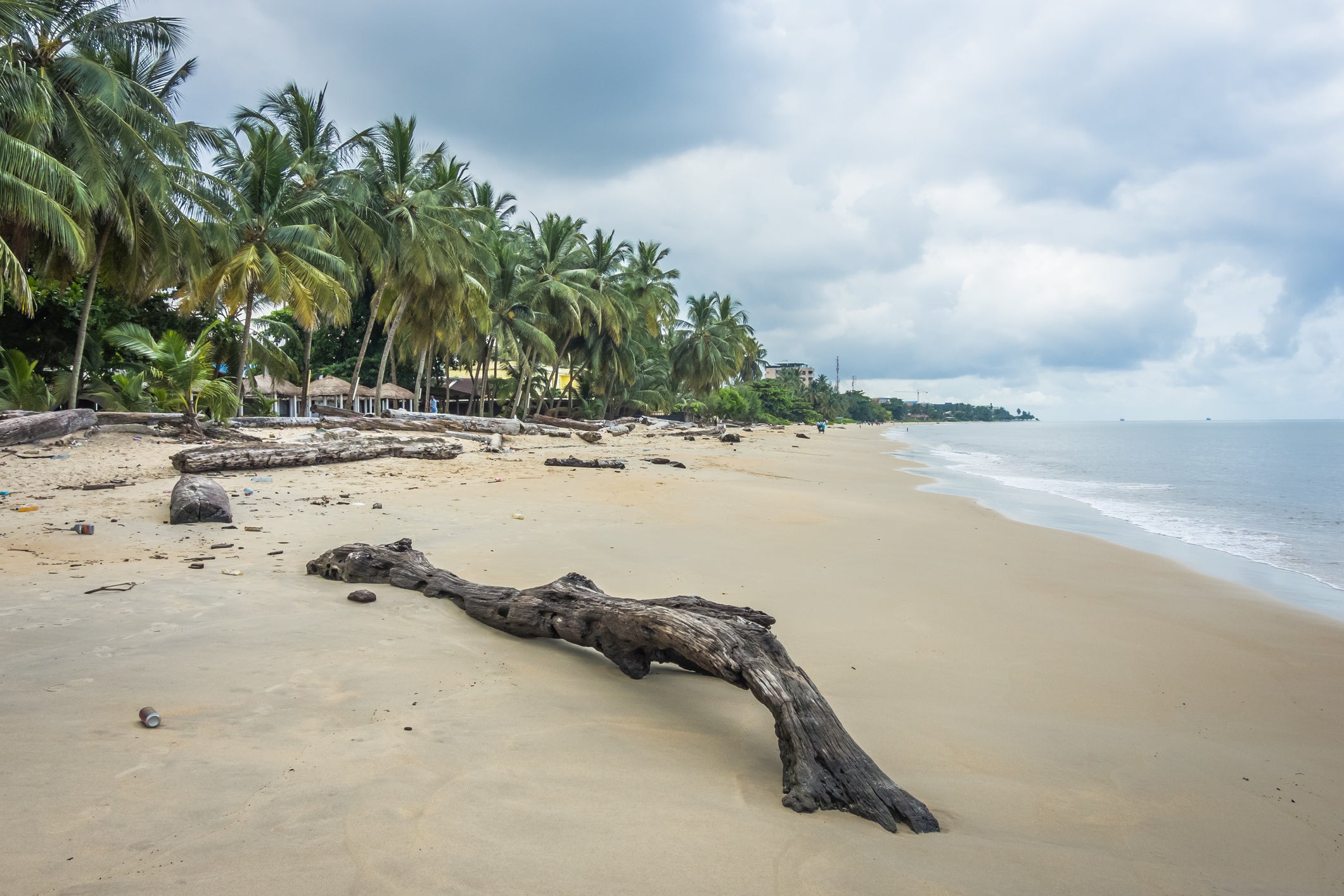 A stretch of sand in Libreville