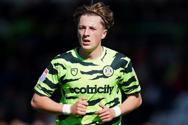 Charlie Savage ended the season on loan at Forest Green (Nick Potts/PA)