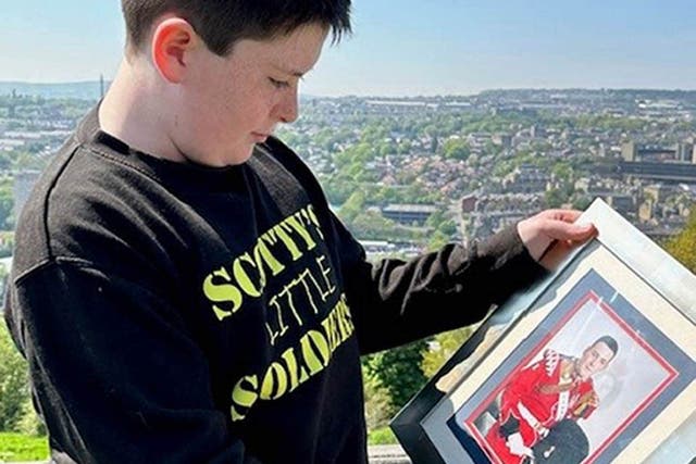 Jack Rigby was raising money for Scotty’s Little Soldiers (Scotty’s Little Soldiers/PA)