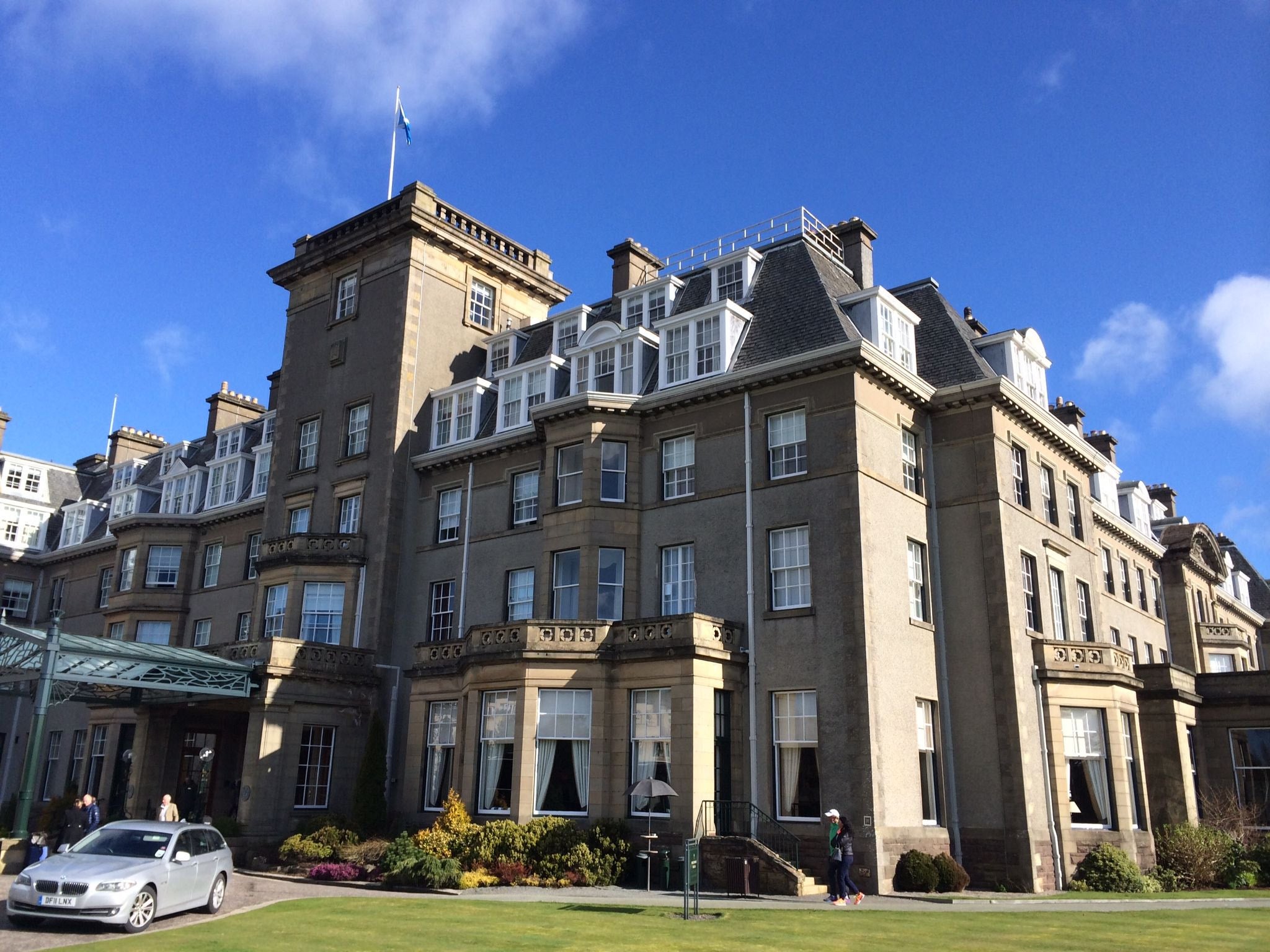 Gleneagles offers activities such as golf, swimming, archery and mini Land Rover driving to entertain families