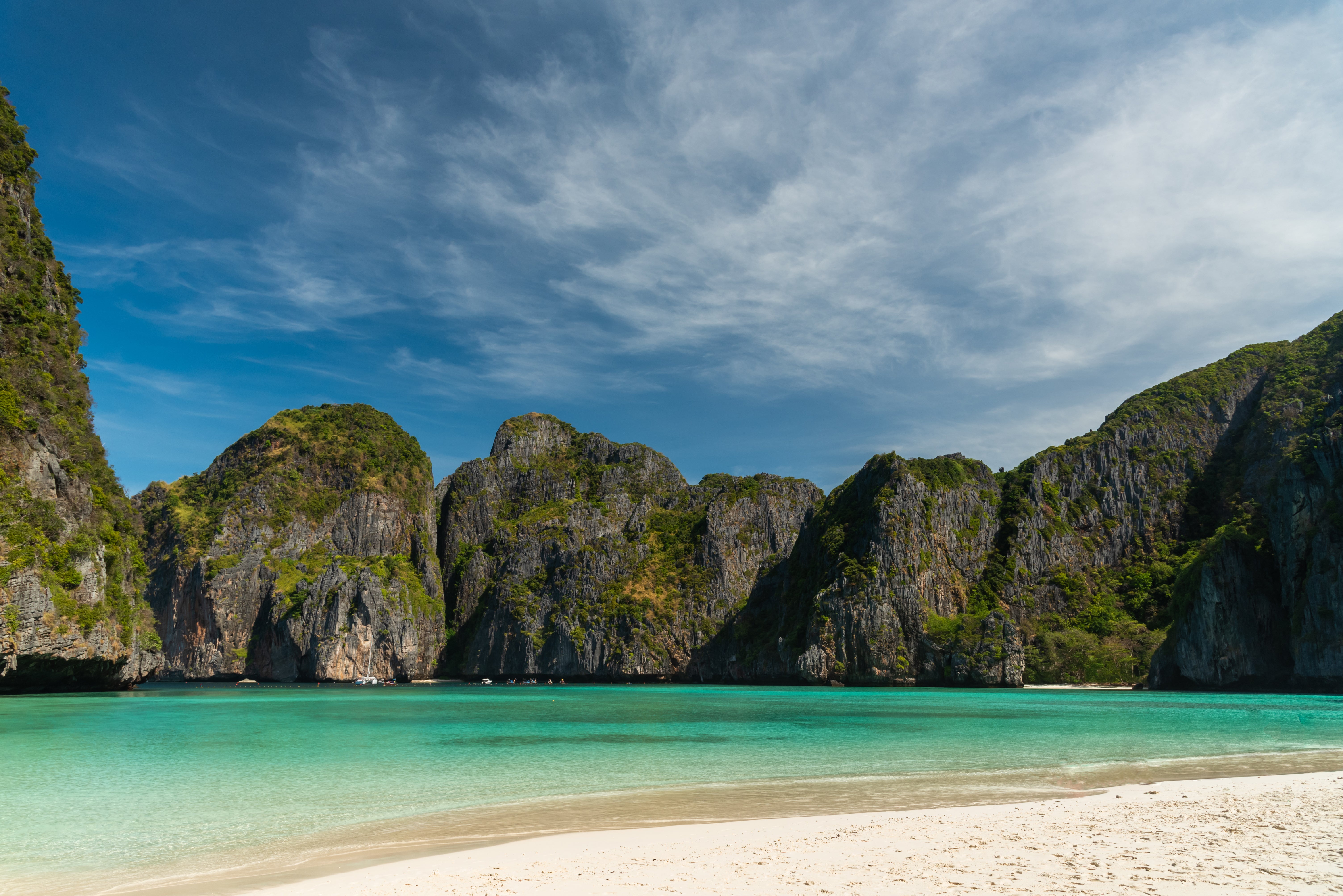 Maya Bay is a popular tourist destination for fans of ‘The Beach’ film