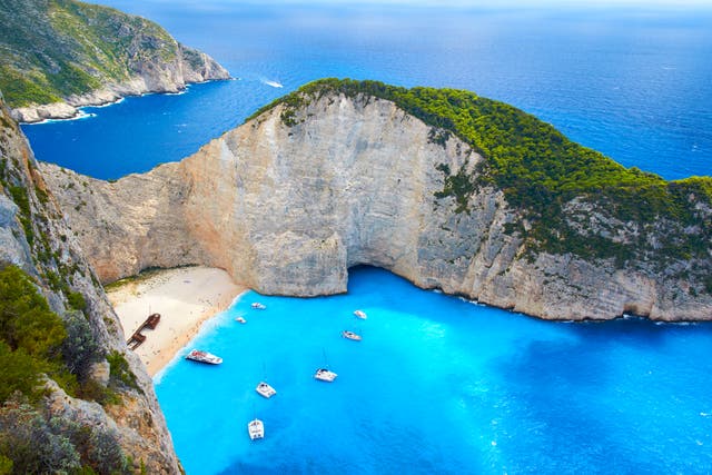 <p>A British tourist died on the island of Zante in Greece </p>