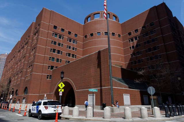 <p>A view of the John Joseph Moakley Federal Courthouse in Boston, Massachusetts where Kemal Mrndzic, 50, was charged for using fraudulent documents to enter the US as a refugee after he allegedly participated in war crimes during the Bosnian War</p>