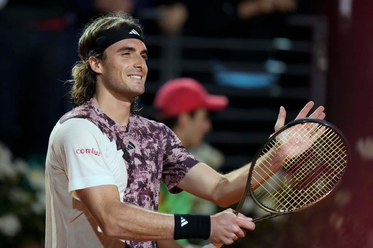 Stefanos Tsitsipas victory sets up Daniil Medvedev semi-final showdown in Rome