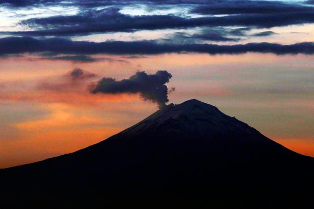 Mexico Watched Volcano
