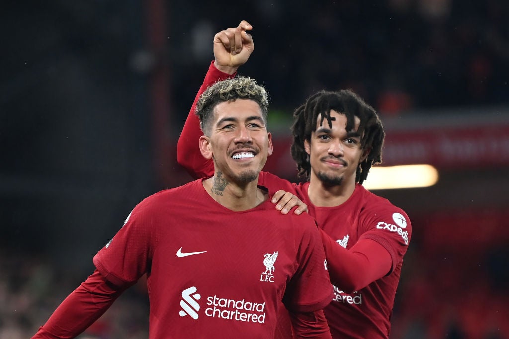 Firmino helped the Reds win their first league title in 30 years in 2020