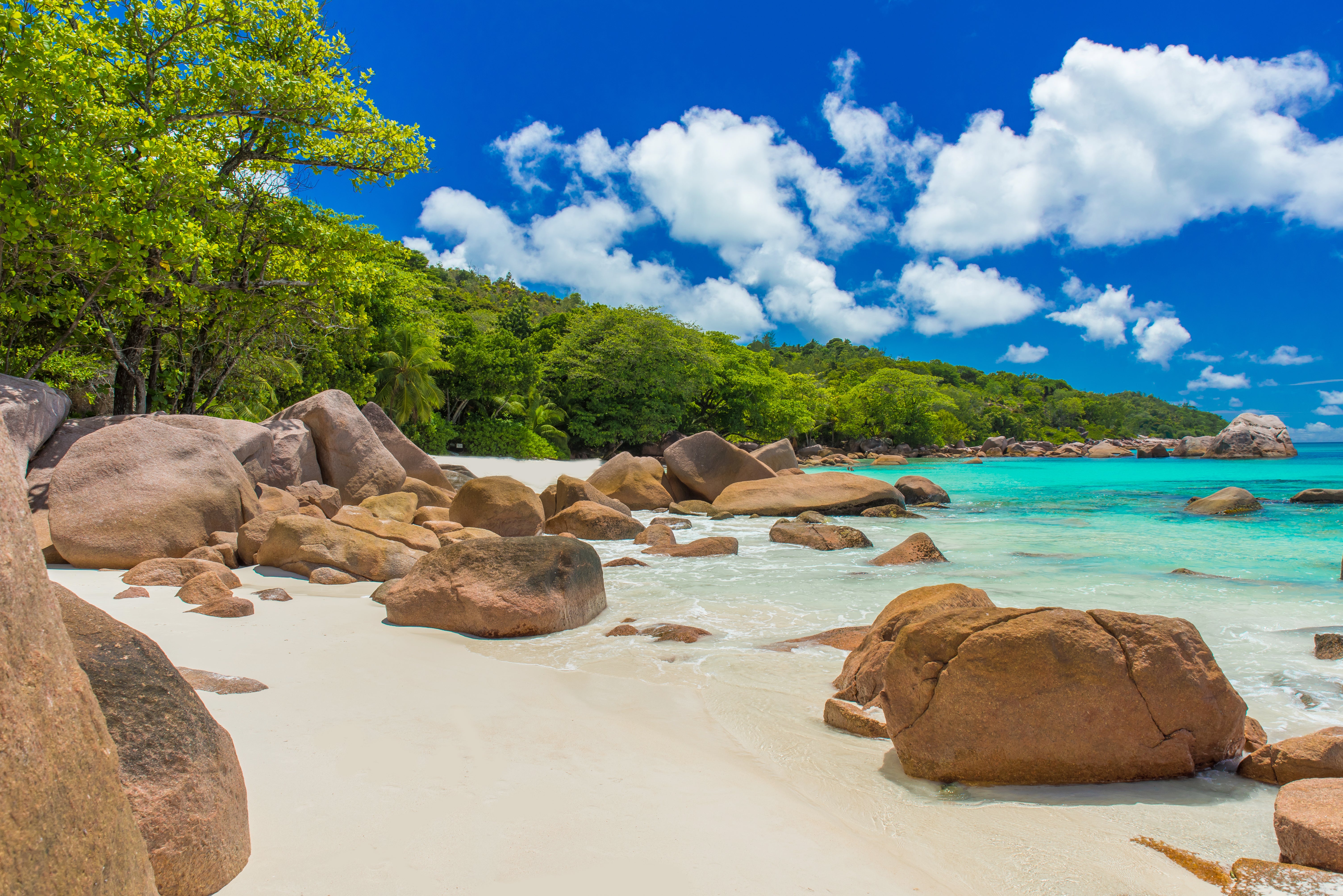 Find paradise on Anse Lazio beach in the Seychelles