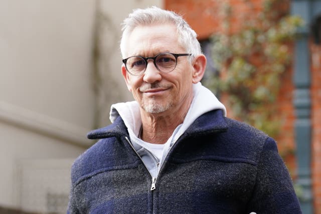 <p>Gary Lineker will receive a Sport and Human Rights award next week (James Manning/PA)</p>