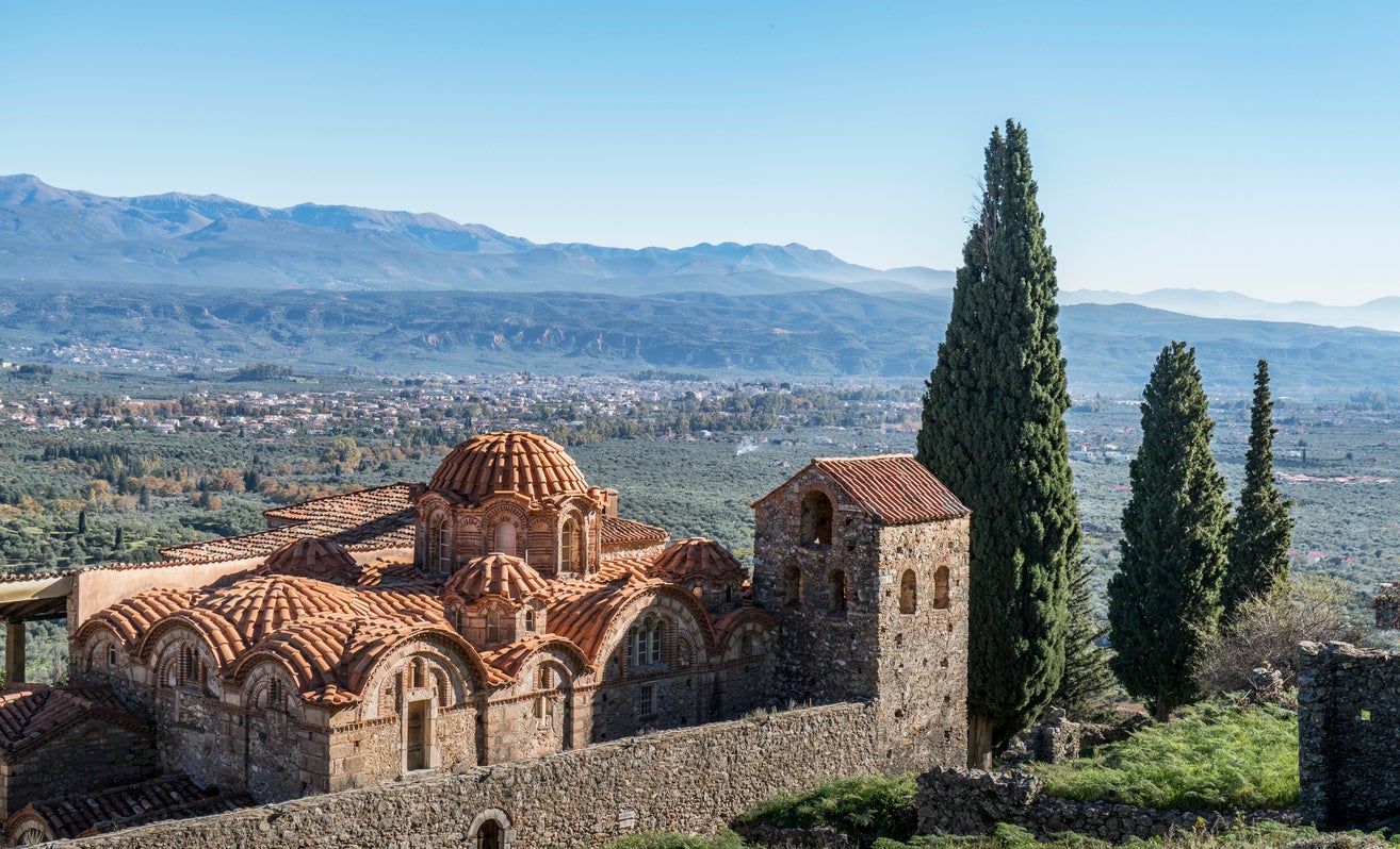 Mystras in the Peloponnese