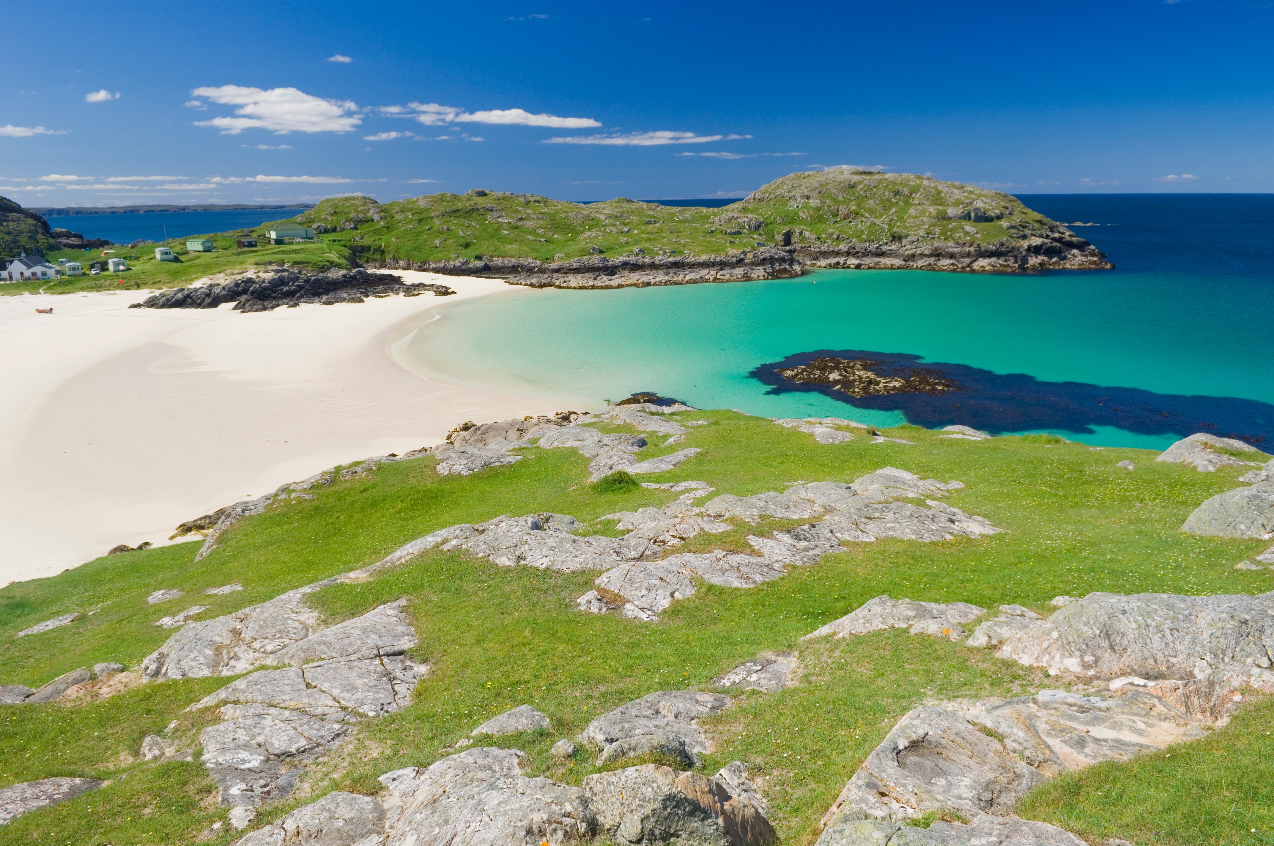 The Scottish Highlands make for a great beach trip in the summer months