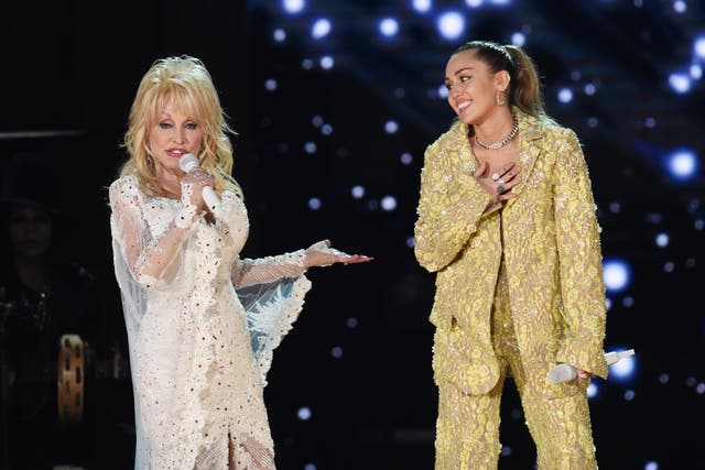 <p>Dolly Parton reveals how she became Miley Cyrus’s godmother</p>