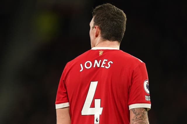 Phil Jones is leaving Manchester United (Martin Rickett/PA)
