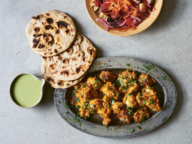 <p>Serve with salad and roti for a crowd-pleasing meal</p>