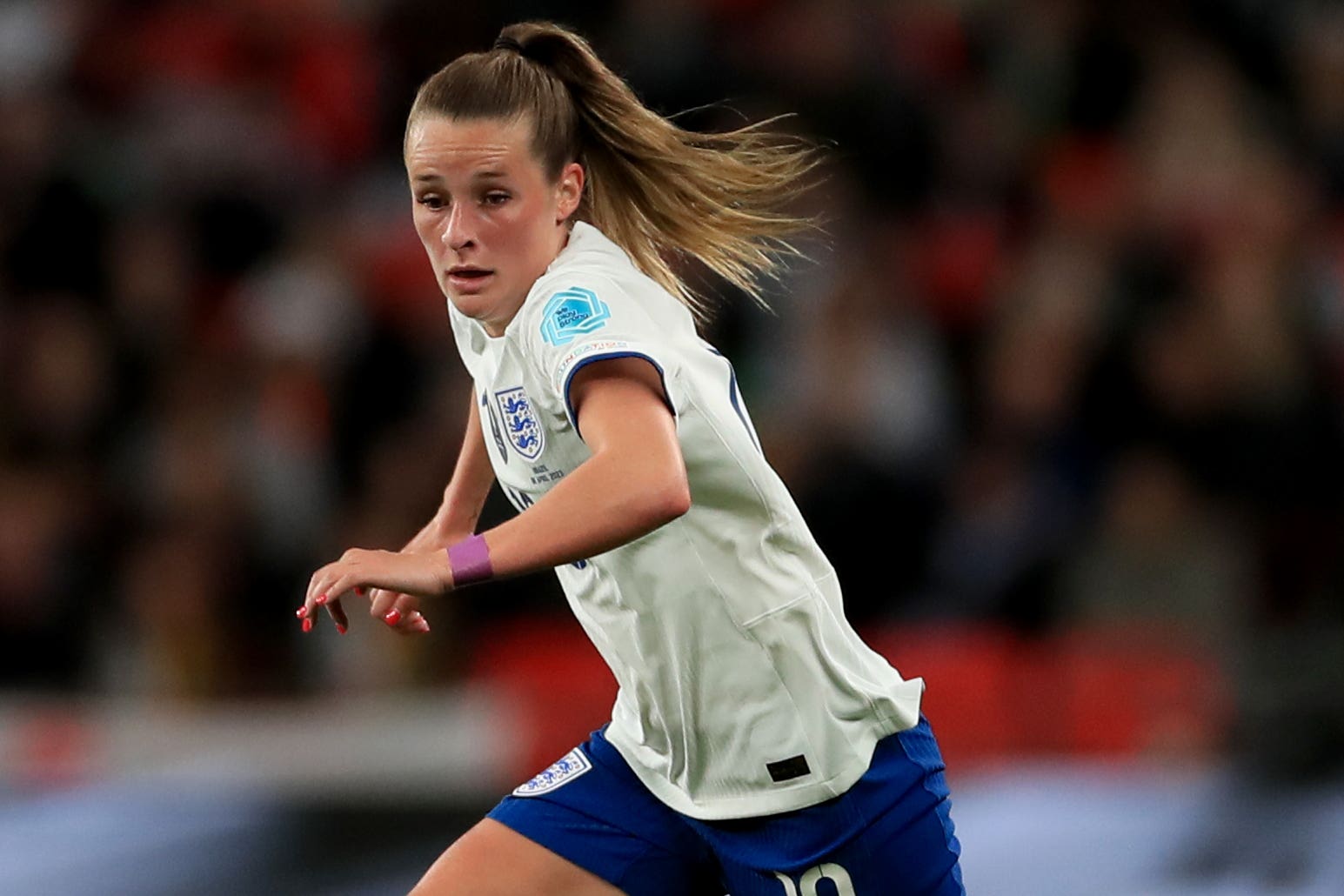 Ella Toone in action for England (Bradley Collyer/PA)