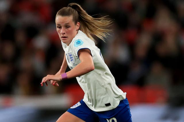 Ella Toone in action for England (Bradley Collyer/PA)