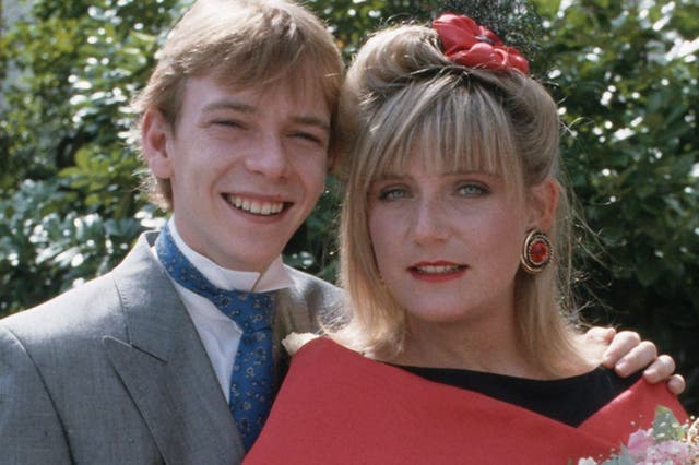 <p>Adam Wood?yatt and Michelle ?Collins as Ian and Cindy Beale in ‘EastEnders’</p>
