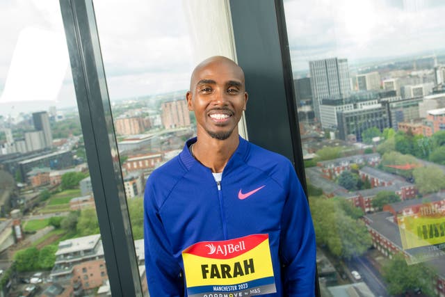 Sir Mo Farah is preparing for his final events as an elite athlete (Vincent Cole/Great Run/PA)