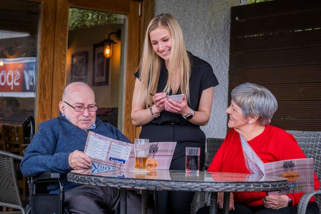 Stirling University is working on a scheme that encourages pubs and cafes to be dementia friendly (Chris Watt Photography/Scotland Office/PA)