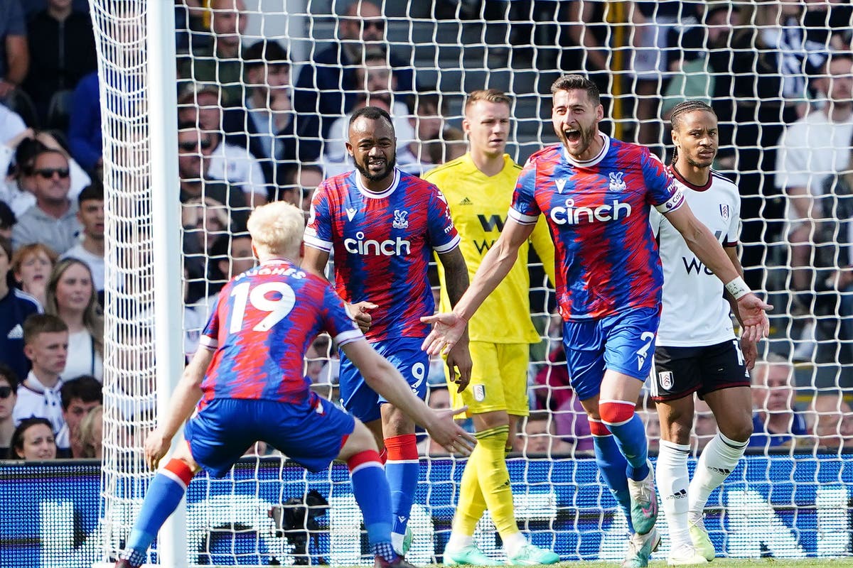 Gol penyeimbang Joel Ward membuat Crystal Palace sejajar dengan Fulham