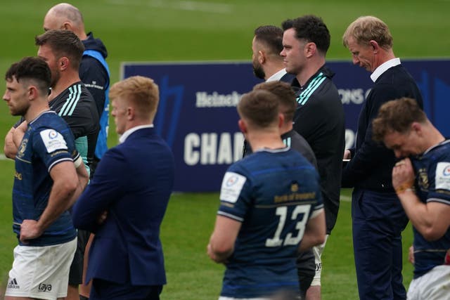Leo Cullen admitted Leinster’s devastation (Brian Lawless/PA)
