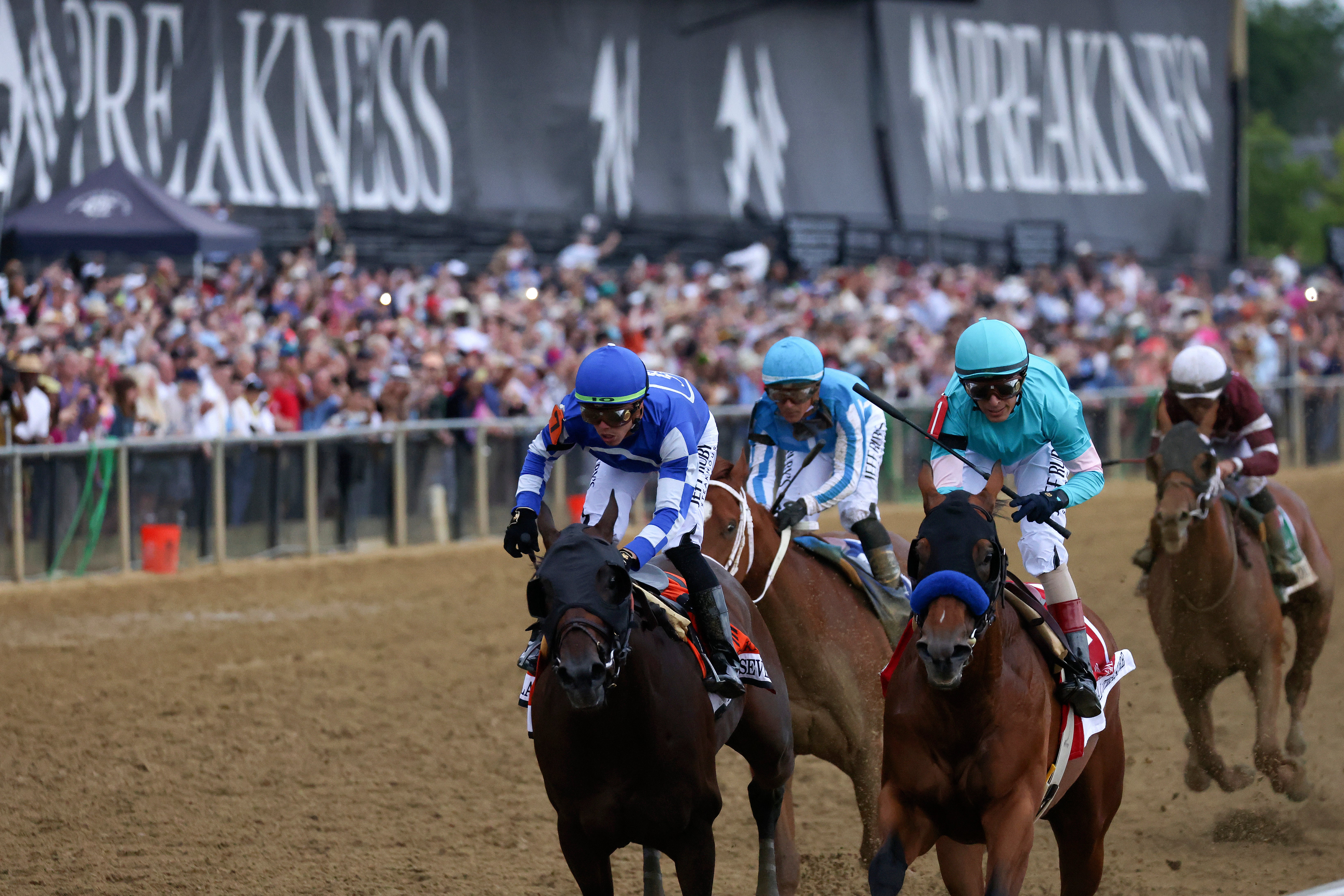 APTOPIX Preakness Horse Racing