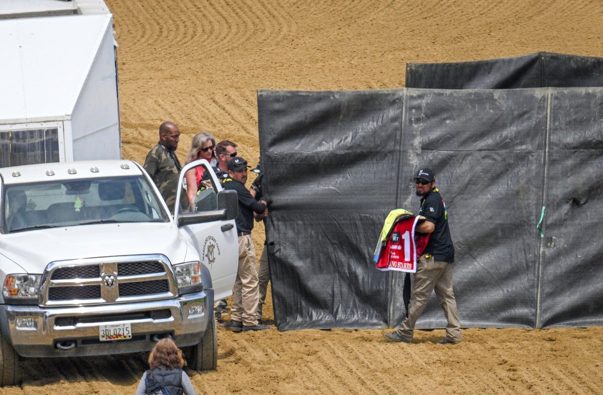 One Baffert horse euthanized on track on undercard before another Baffert entry wins Preakness