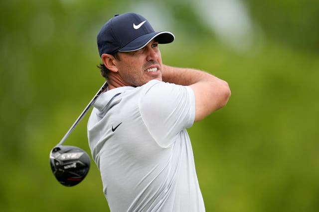 Brooks Koepka takes a one-shot lead into the final round of the US PGA Championship (Abbie Parr/AP)