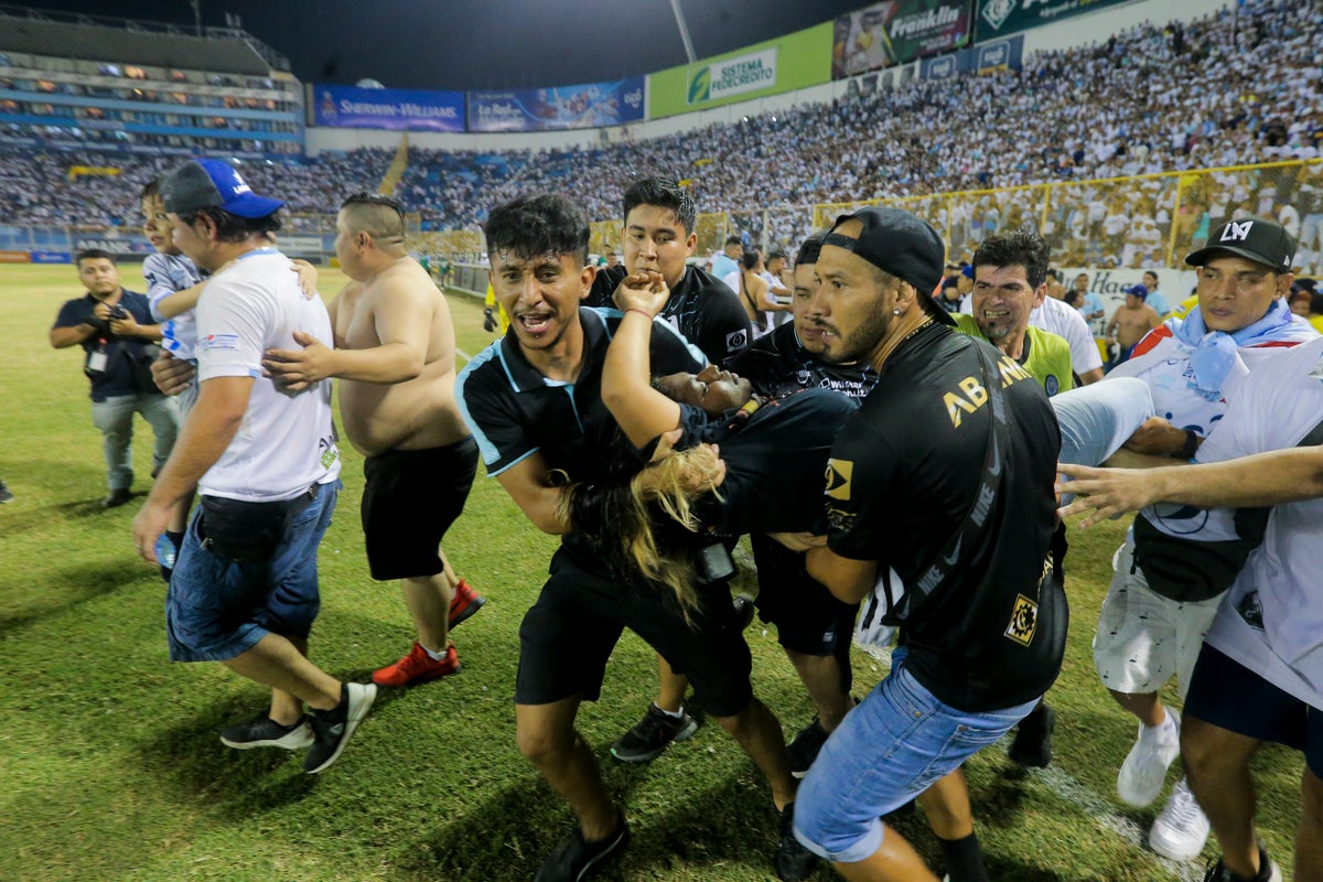 Soccer stadium stampede in El Salvador leaves 12 dead