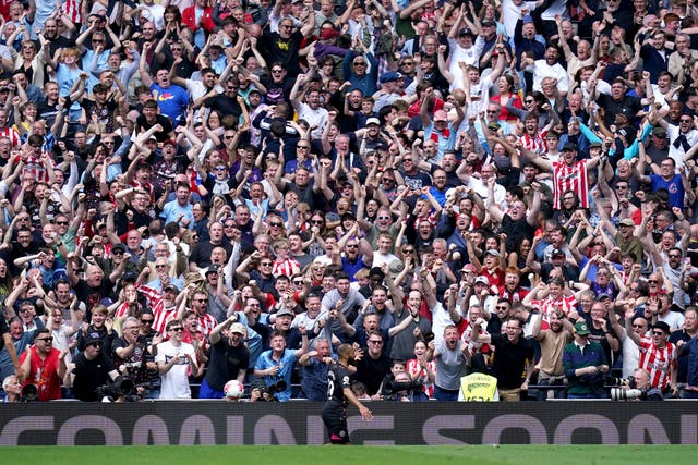 Bryan Mbeumo scored twice at Spurs (John Walton/PA)