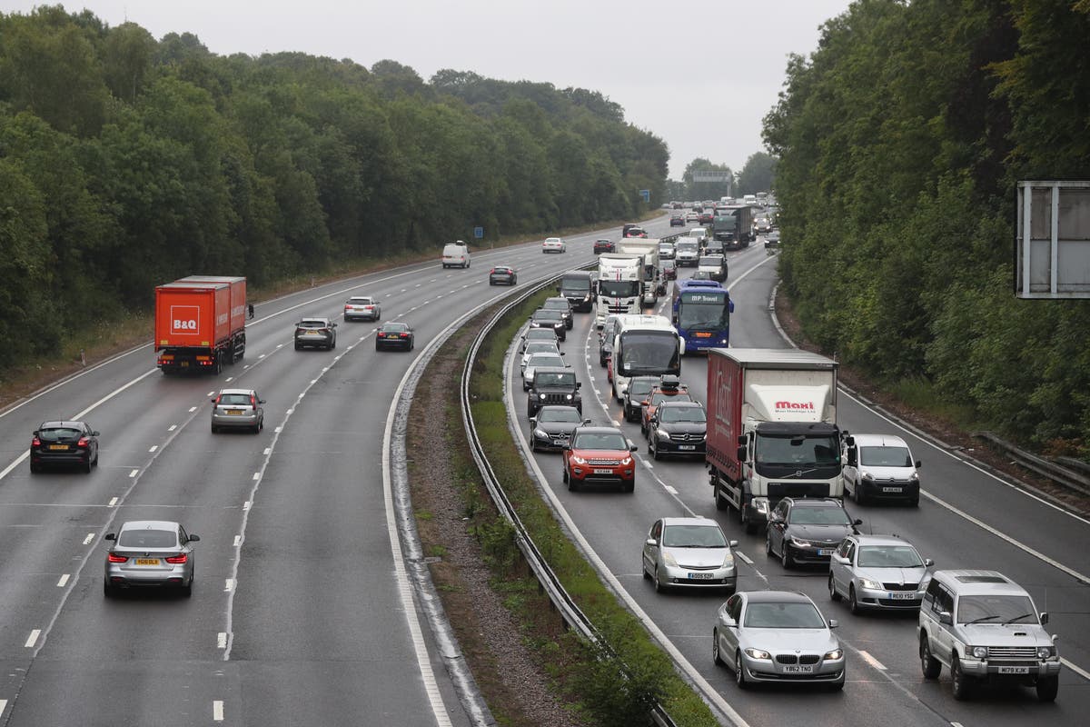 Woman dies and baby fighting for life after M40 crash