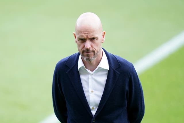 Erik ten Hag’s side are close to a top-four finish (Adam Davy/PA)