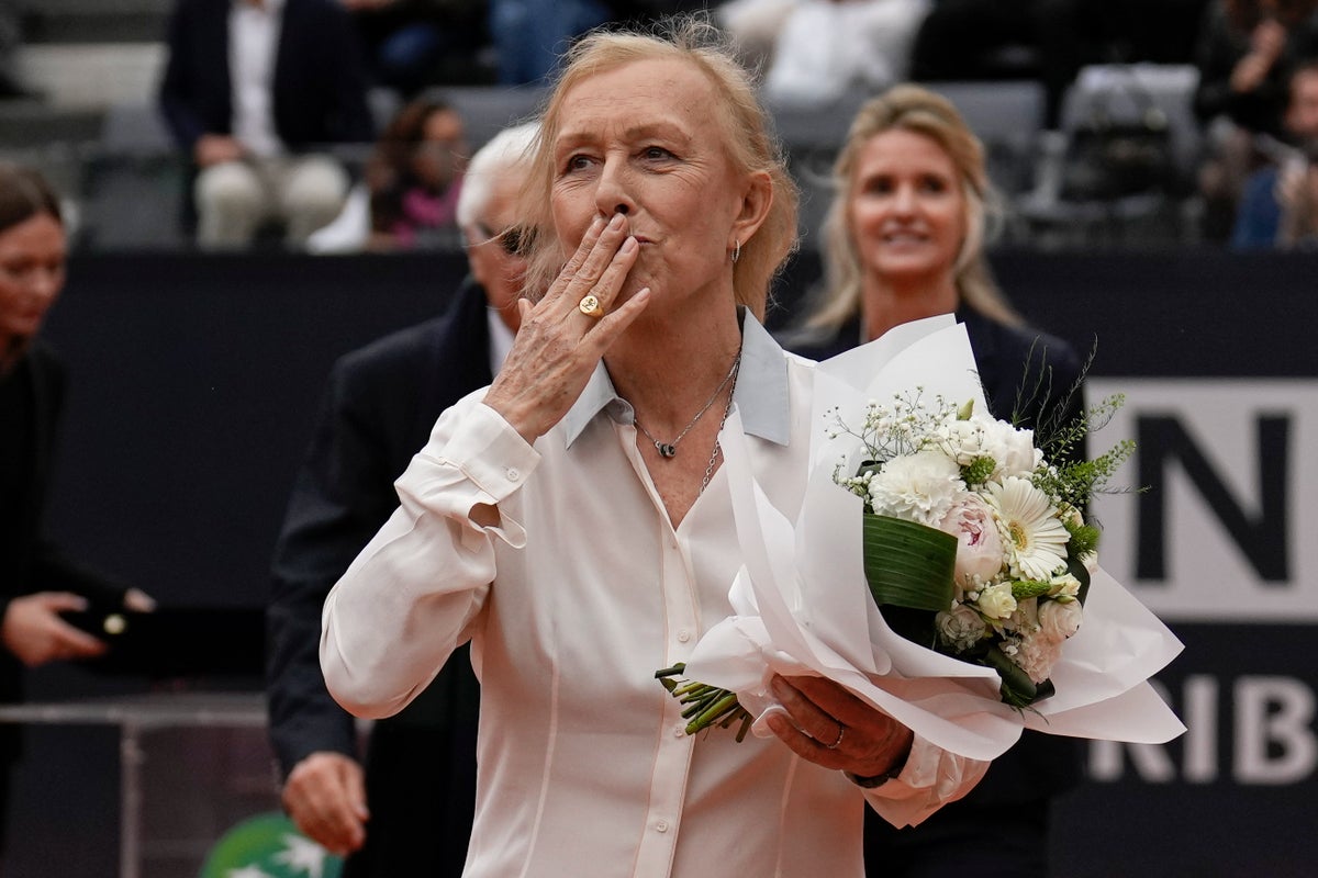 Martina Navratilova says she’s doing ‘OK’ after being diagnosed with cancer