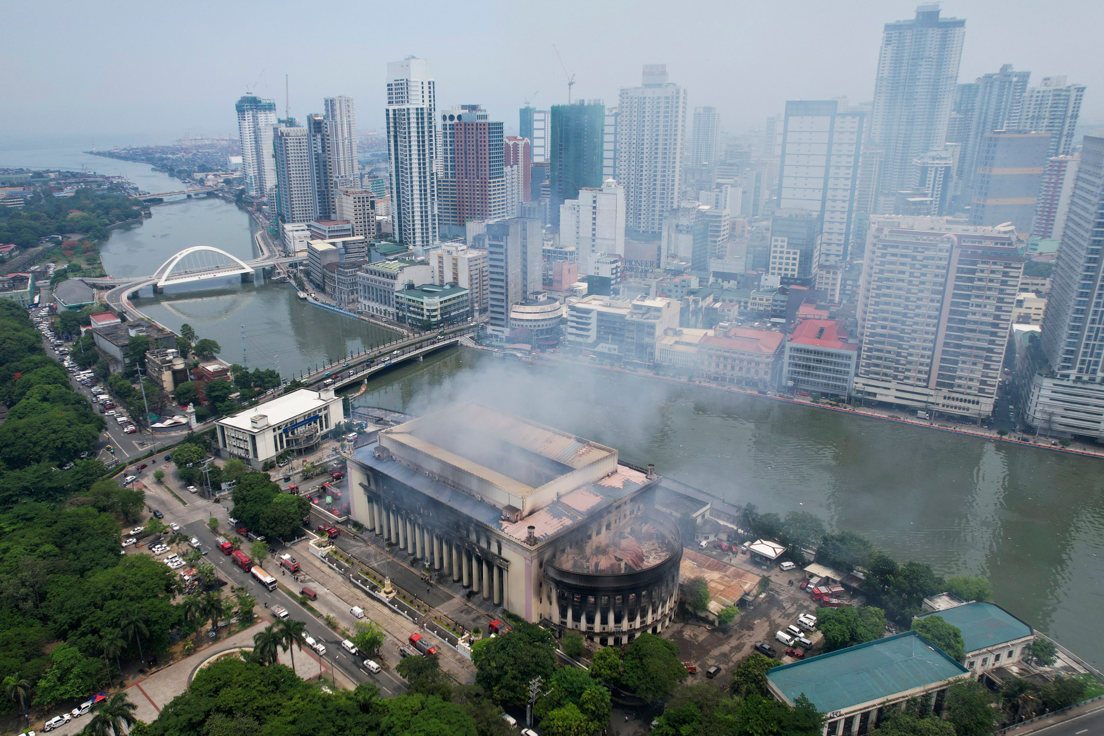 Philippines Post Office Fire