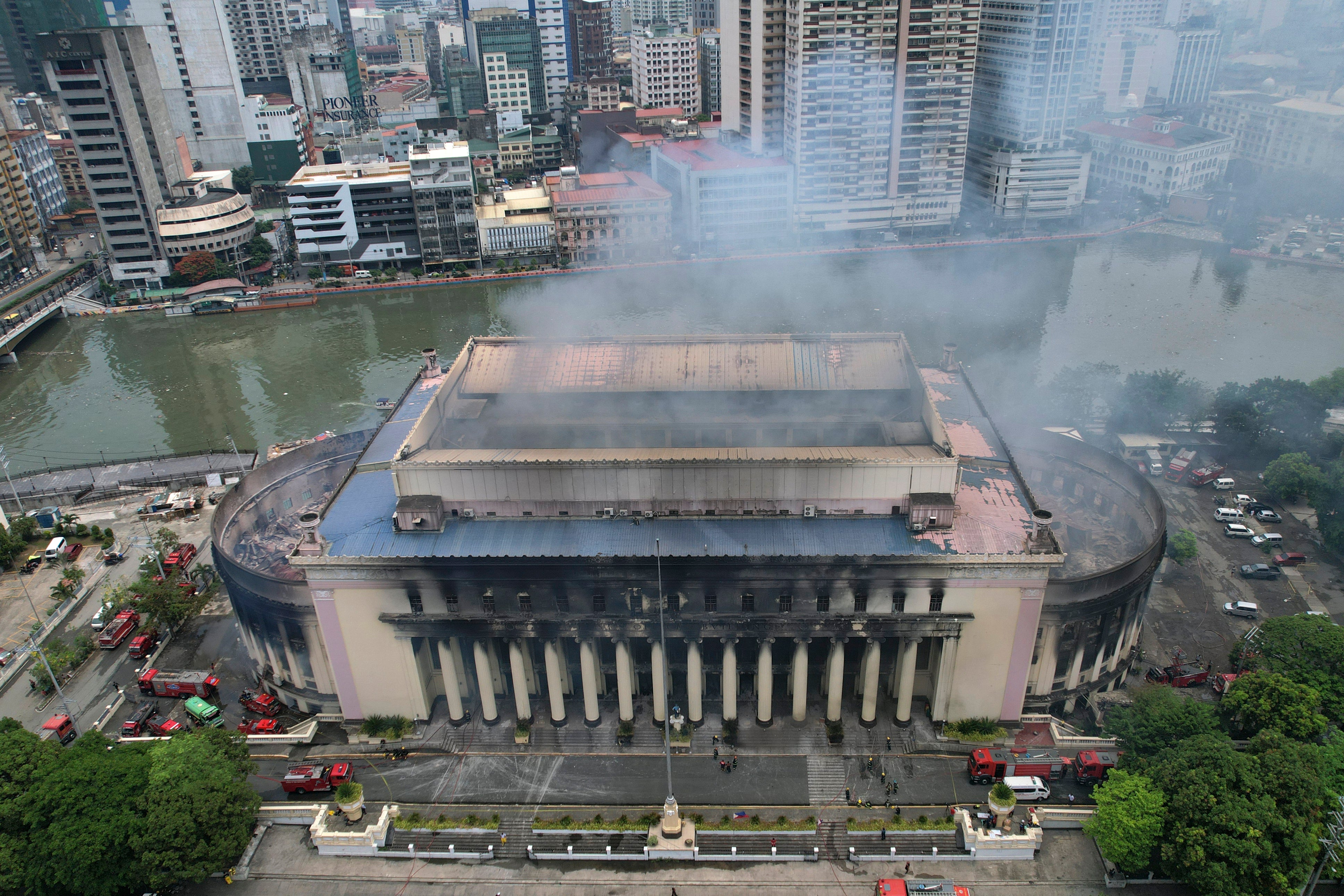 Philippines Post Office Fire